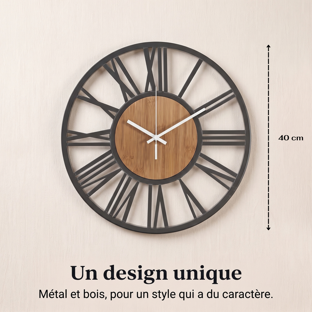L'Ajourée - Horloge Murale Design