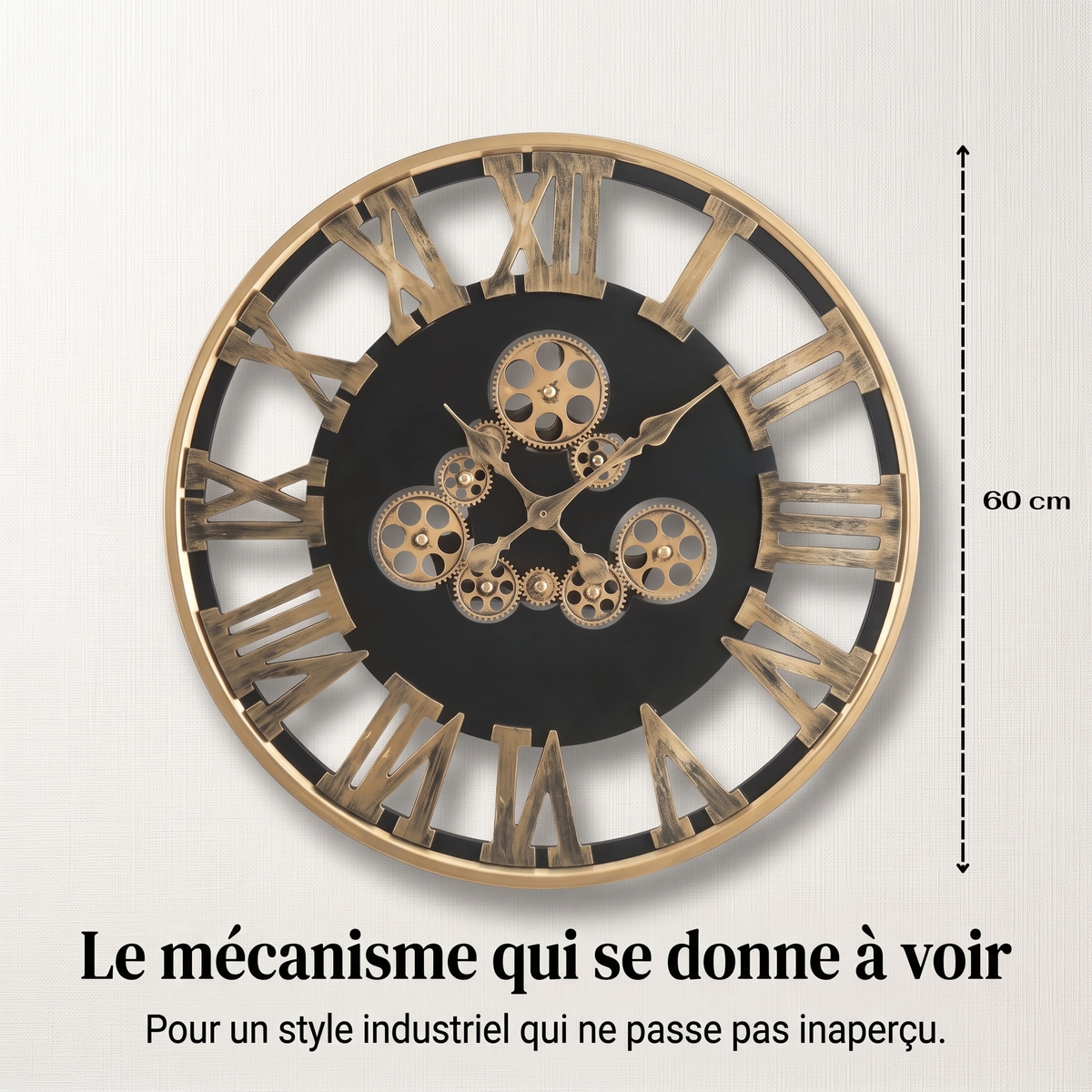 La Mécanique - Horloge Murale Design