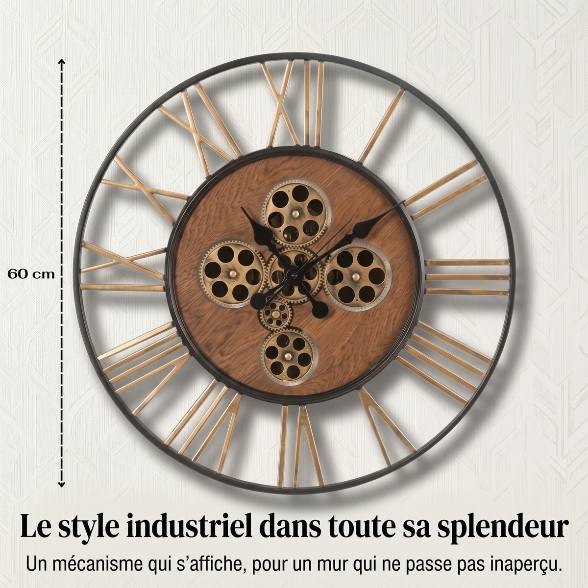 L'Ingénieuse - Horloge Murale Design