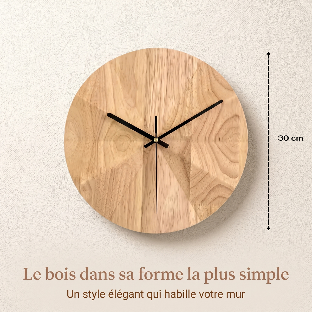 La Premium - Horloge Murale Bois