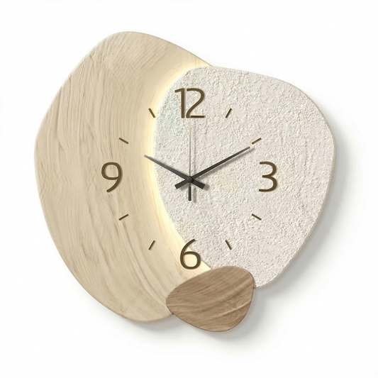 L'Aboutie - Horloge Murale Design Moderne | Silencieuse