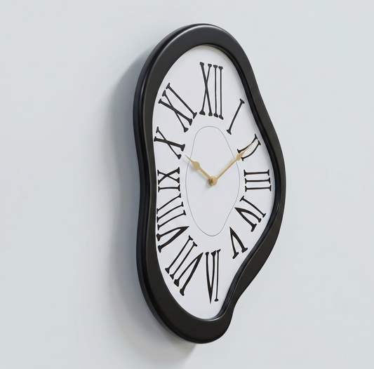L'Ondulée - Horloge Murale Originale Unique | Silencieuse