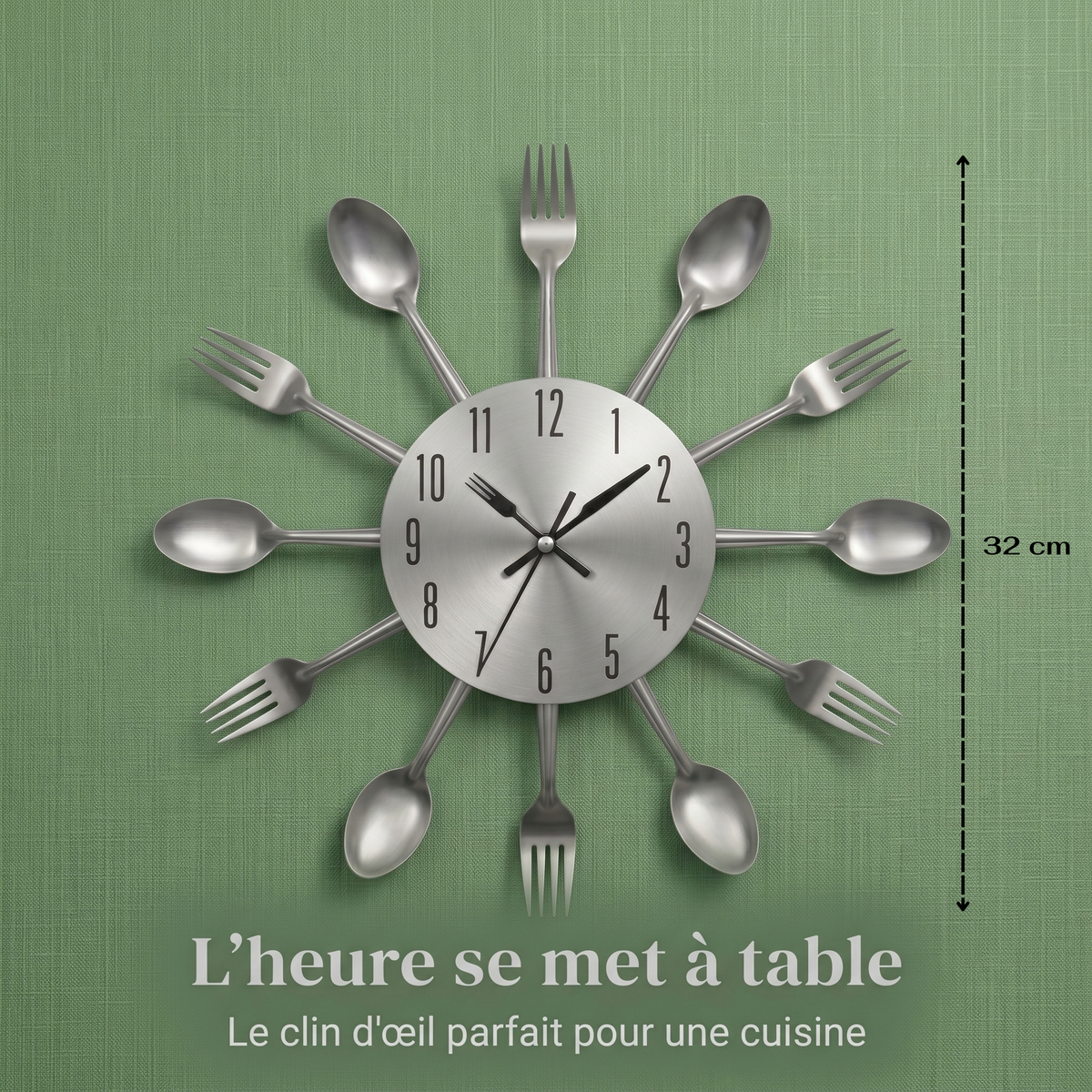 La Cuisinière - Horloge Murale Design