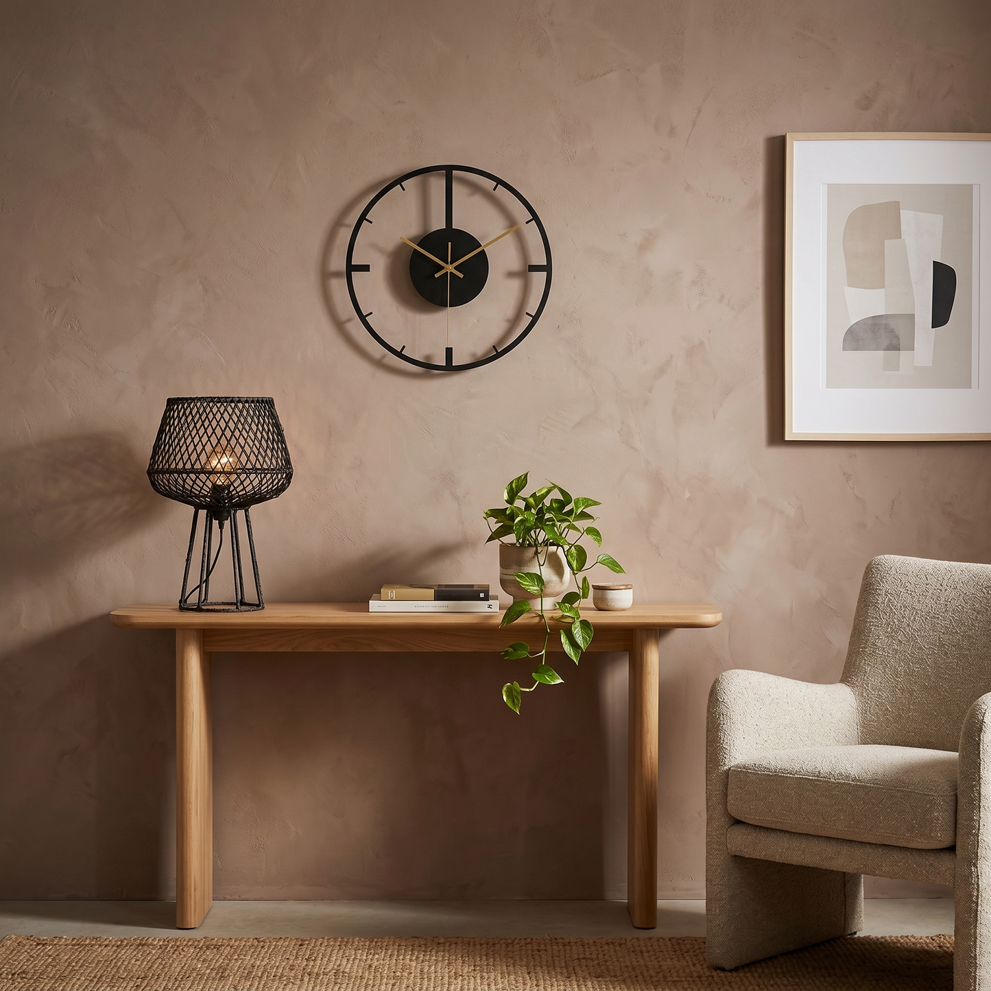 La Circulaire - Horloge Murale Design Moderne | Silencieuse