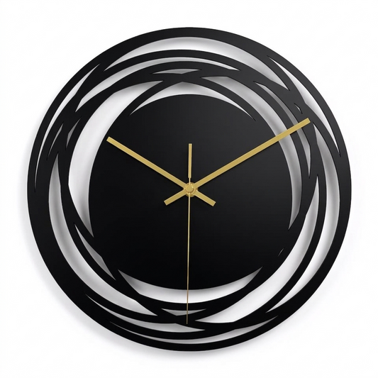 L'Arrondie - Horloge Murale Design Moderne | Silencieuse