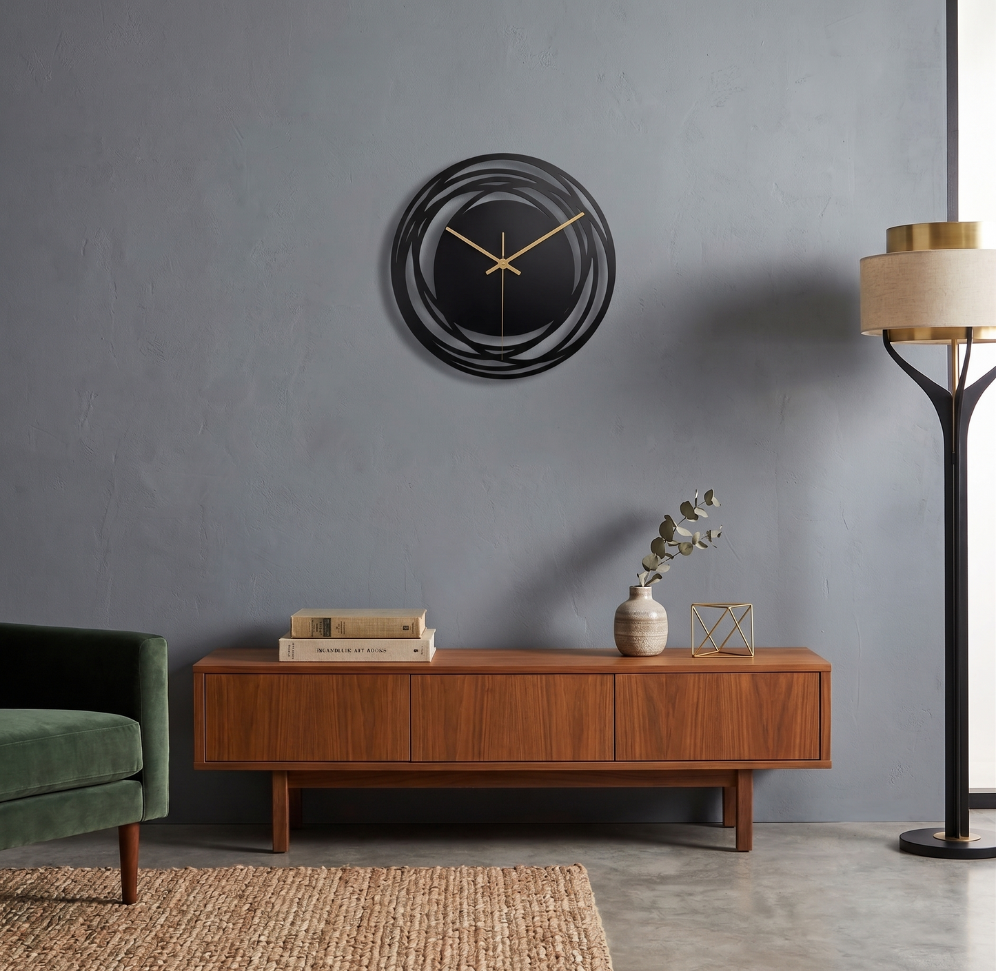 L'Arrondie - Horloge Murale Design Moderne | Silencieuse