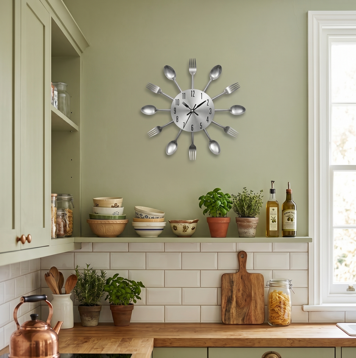 La Cuisinière - Horloge Murale Design