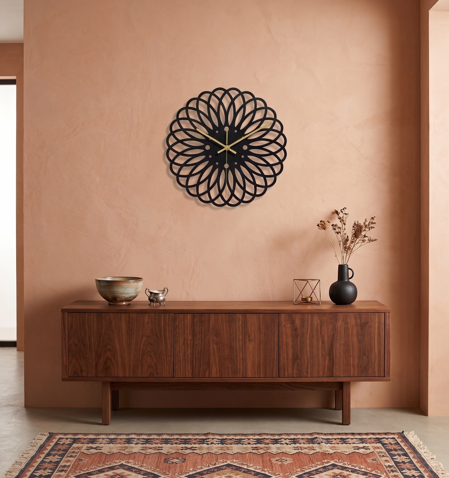 La Rotative - Horloge Murale Design Moderne | Silencieuse