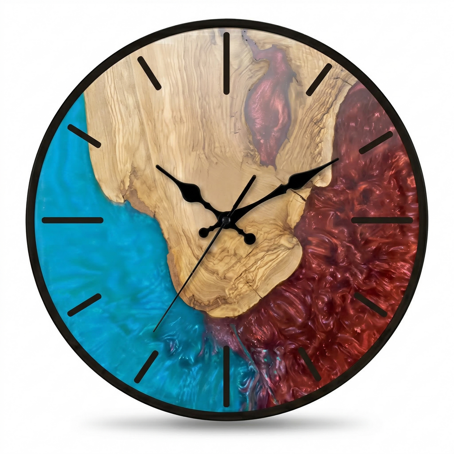 La Naturelle - Horloge Murale Design Raffinée | Silencieuse