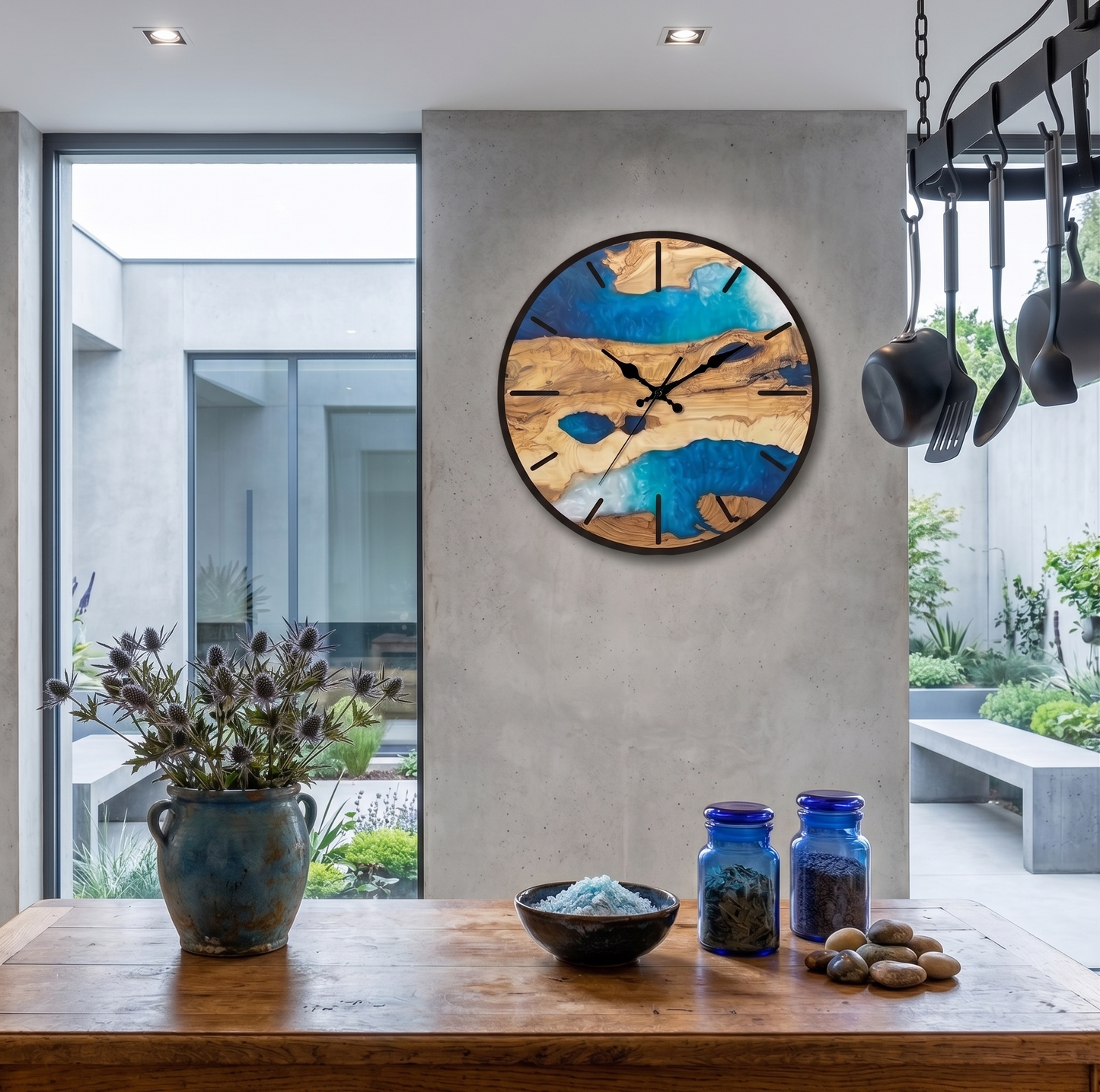 La Naturelle - Horloge Murale Design Raffinée | Silencieuse