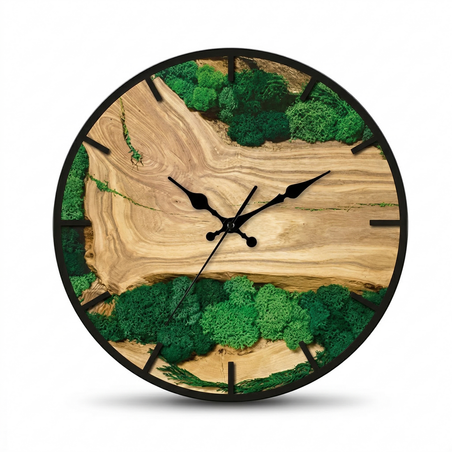 La Végétale - Horloge Murale Design Raffinée | Silencieuse
