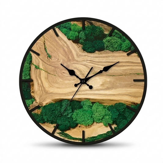La Végétale - Horloge Murale Design Raffinée | Silencieuse