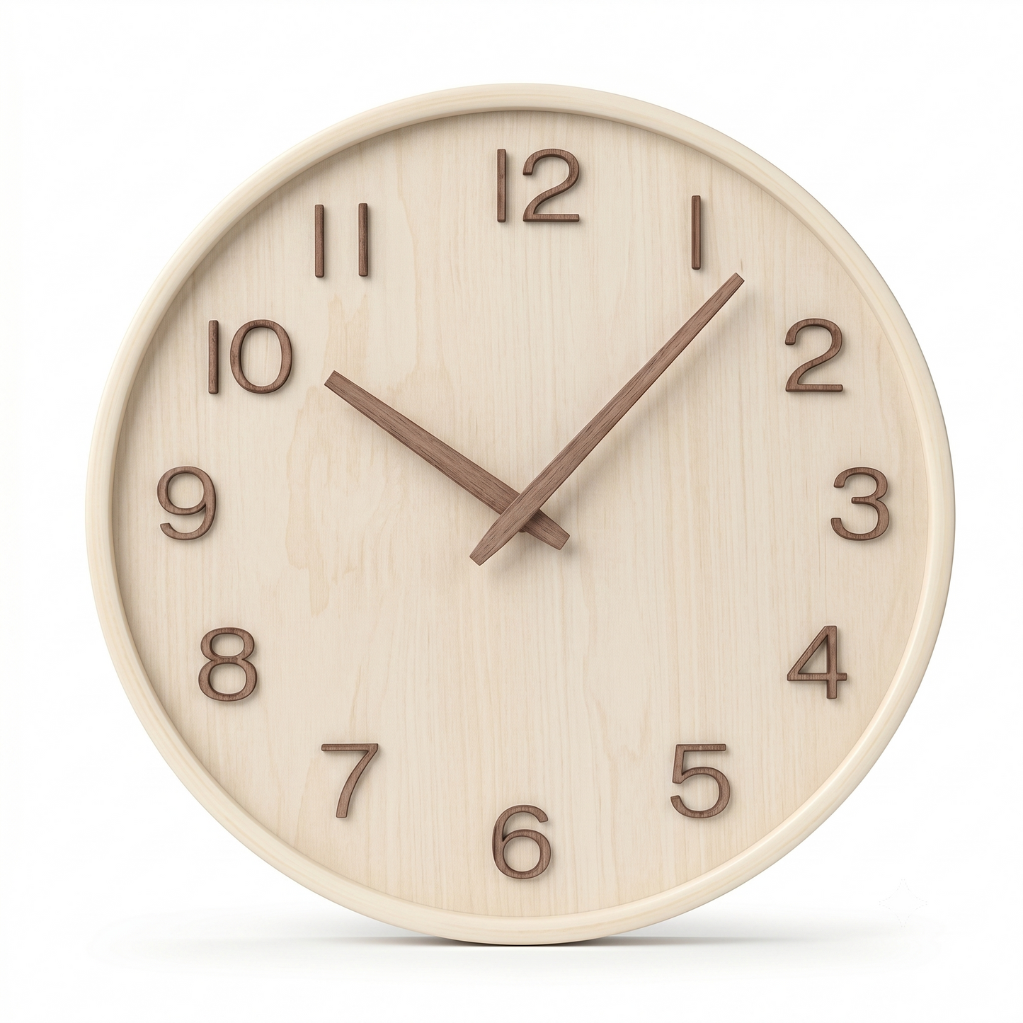 La Distinguée - Horloge Murale Bois Japonaise | Silencieuse