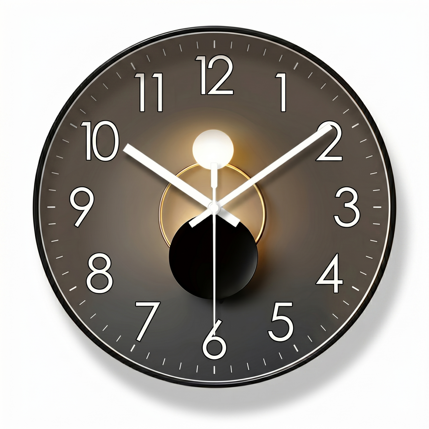 La Lumineuse - Horloge Murale Design Unique | Silencieuse
