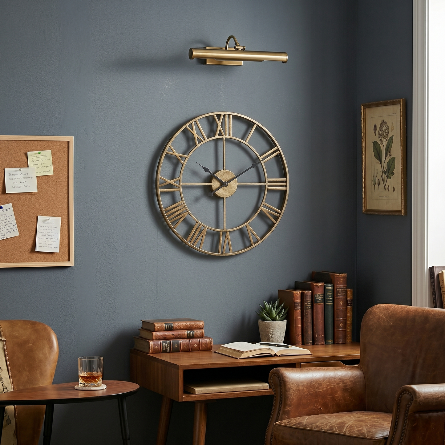 La Romaine - Horloge Murale Design Contemporaine | Silencieuse
