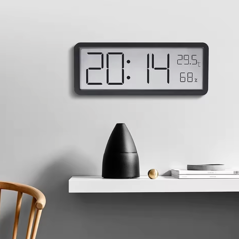 La Digitale - Horloge Murale Numérique Moderne | Silencieuse