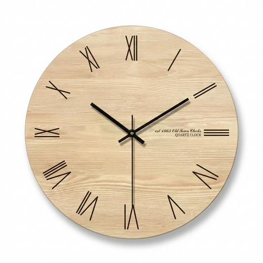 La Brute - Horloge Murale Bois Minimaliste | Silencieuse