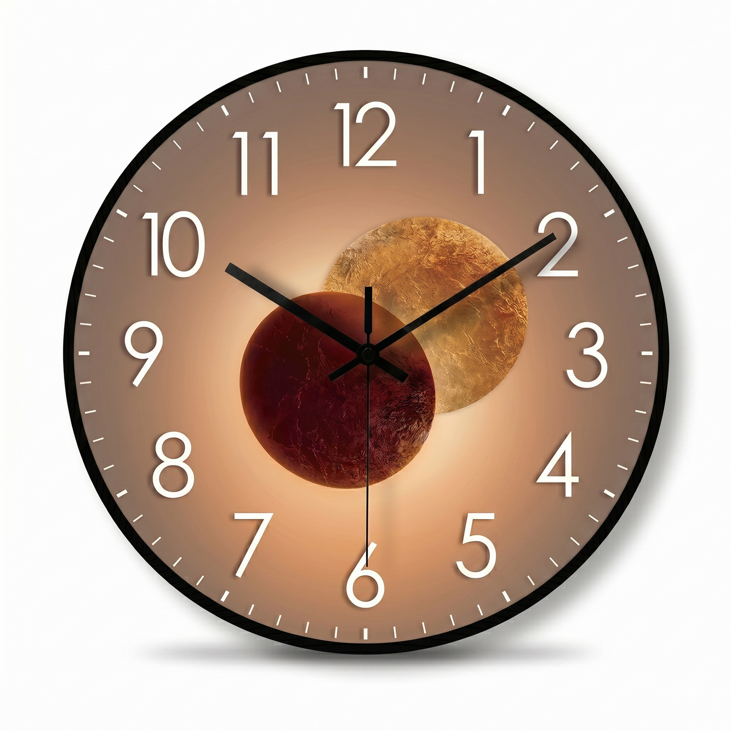 La Lumineuse - Horloge Murale Design Unique | Silencieuse