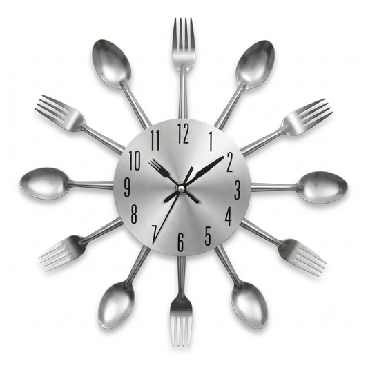 La Cuisinière - Horloge Murale Originale Unique | Silencieuse