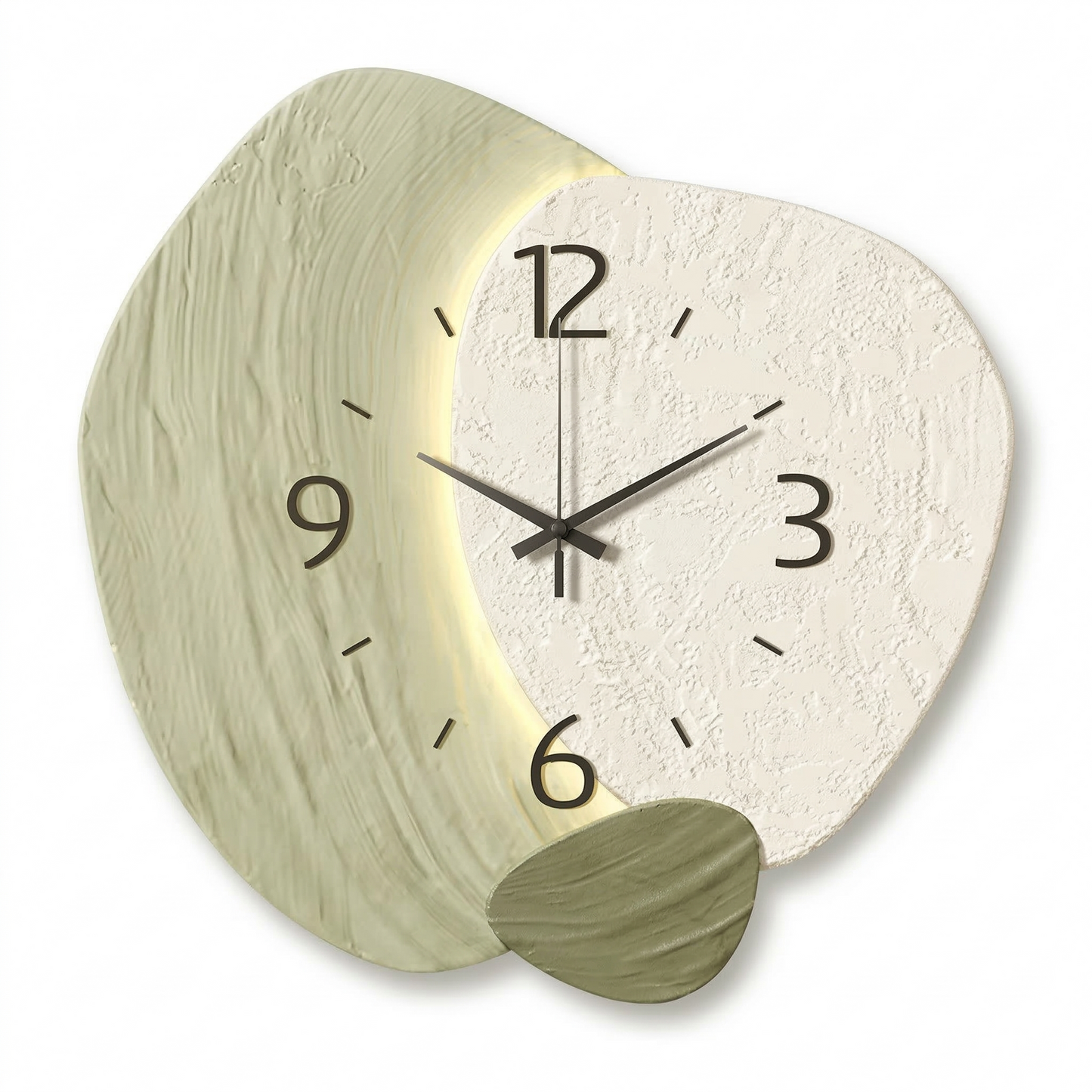 L'Aboutie - Horloge Murale Design Moderne | Silencieuse