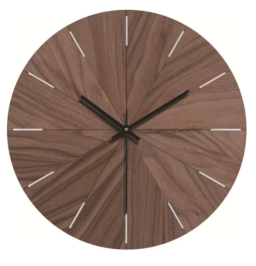 La Boisée - Horloge Murale Bois Authentique | Silencieuse