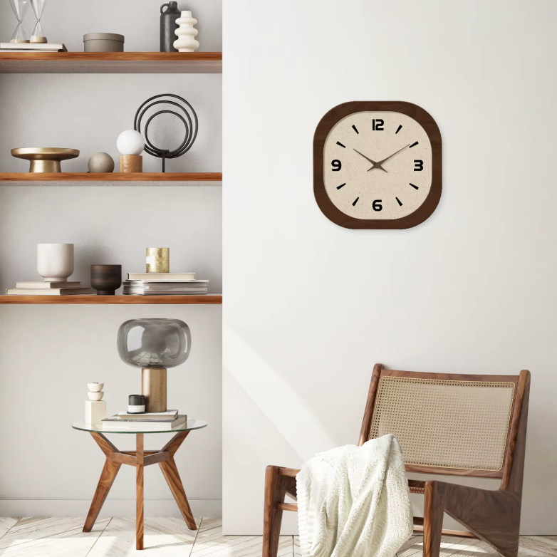 La Nette - Horloge Murale Design Contemporaine | Silencieuse