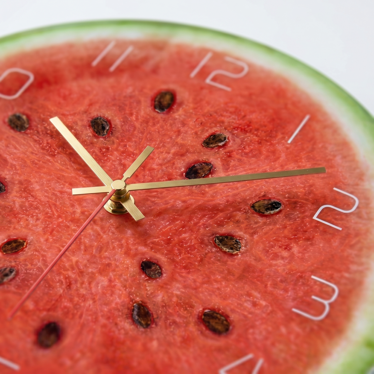 La Pastèque - Horloge Murale Originale Fruitée | Silencieuse