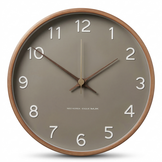 L'Intemporelle - Horloge Murale Bois Authentique | Silencieuse