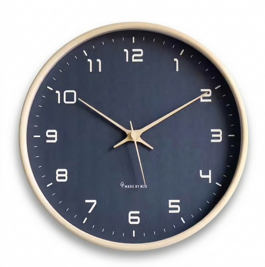 La Charmeuse - Horloge Murale Bois Authentique | Silencieuse