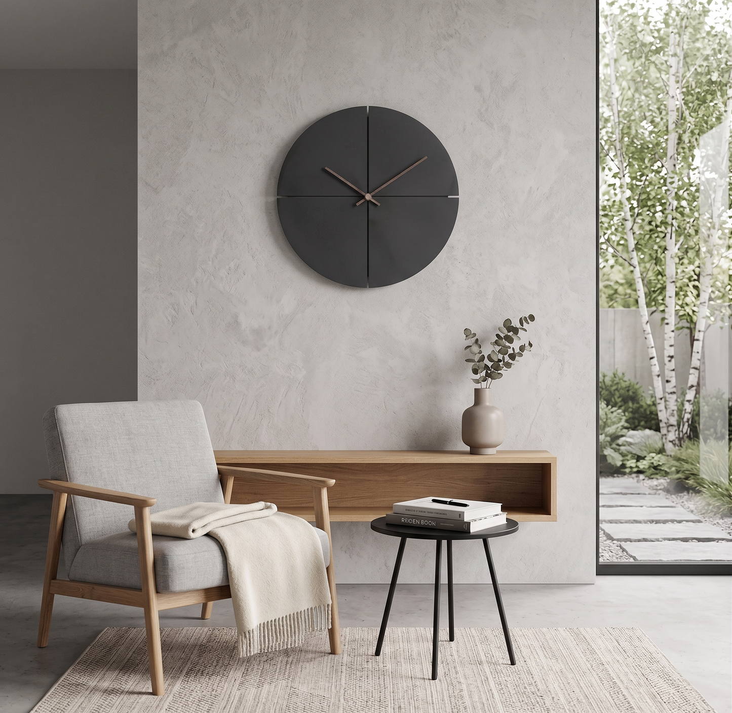 La Nocturne - Horloge Murale Design Moderne | Silencieuse