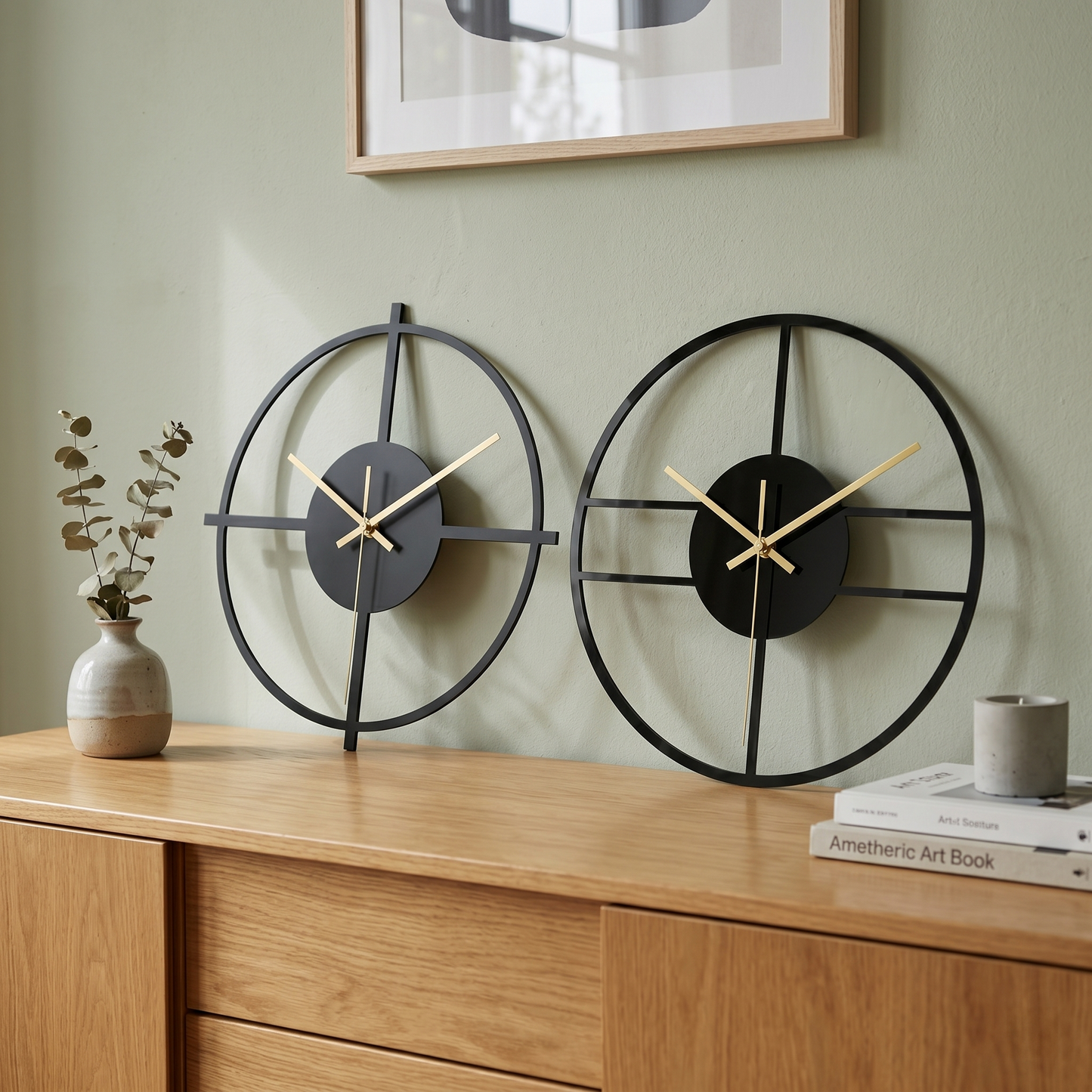 La Circulaire - Horloge Murale Design Moderne | Silencieuse