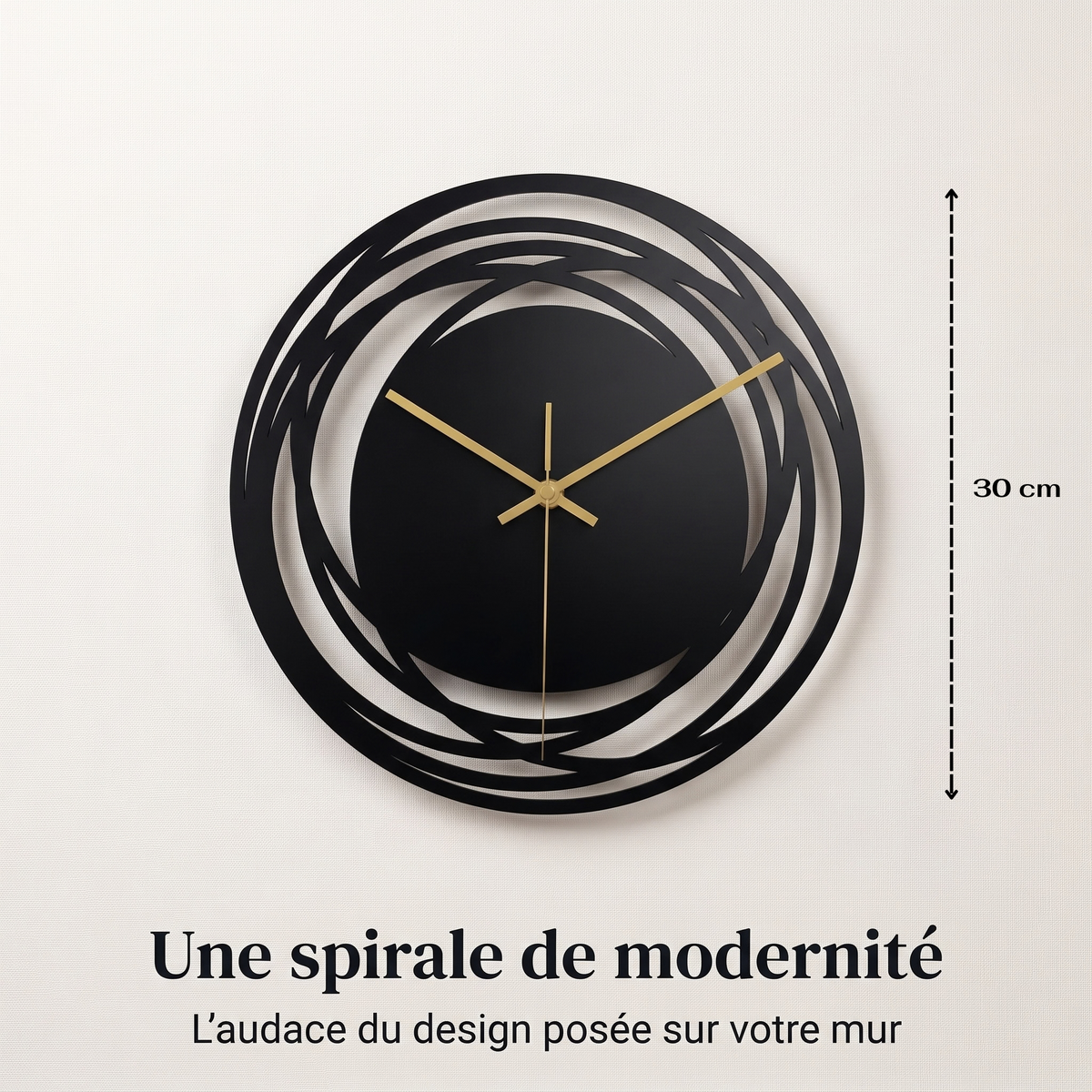 La Circulaire - Horloge Murale Design