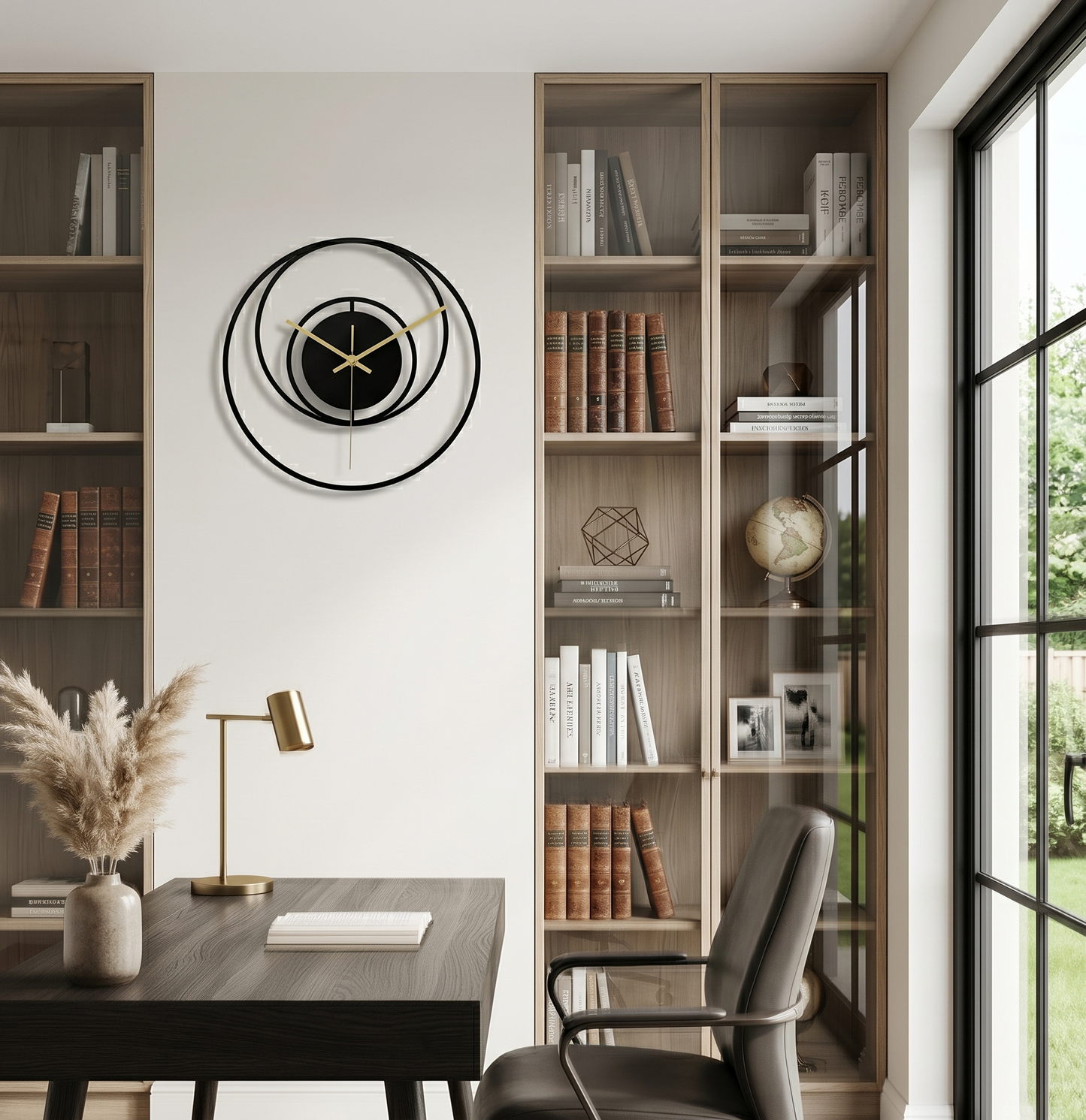 L'Arrondie - Horloge Murale Design Moderne | Silencieuse